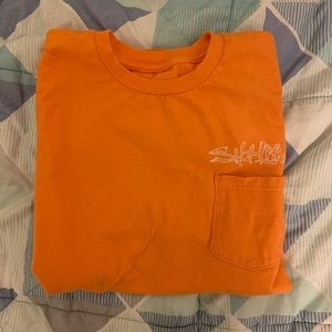 Salt Life Tee Shirt front bucket back logo